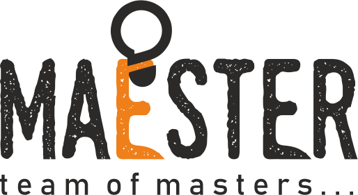 MAESTER Logo - Design and Construction Services in Bangalore